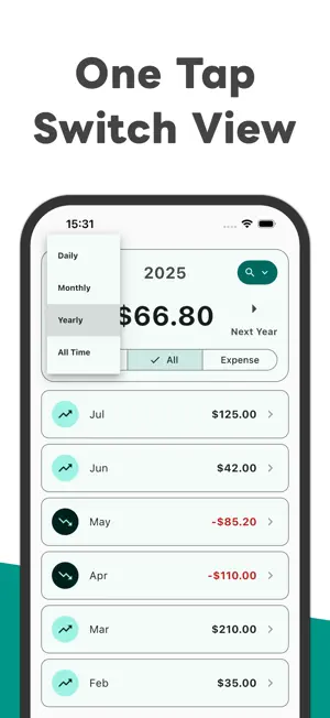 Pocket Money Log screenshot 3