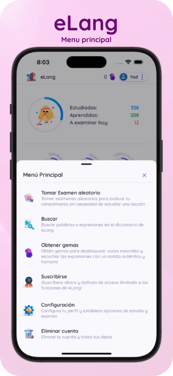 Screenshot #2 pour eLang: Apprendre des langues