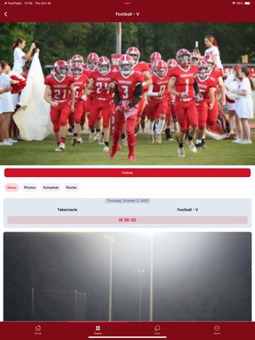 Tuscaloosa Christian Warriors iPad screenshot