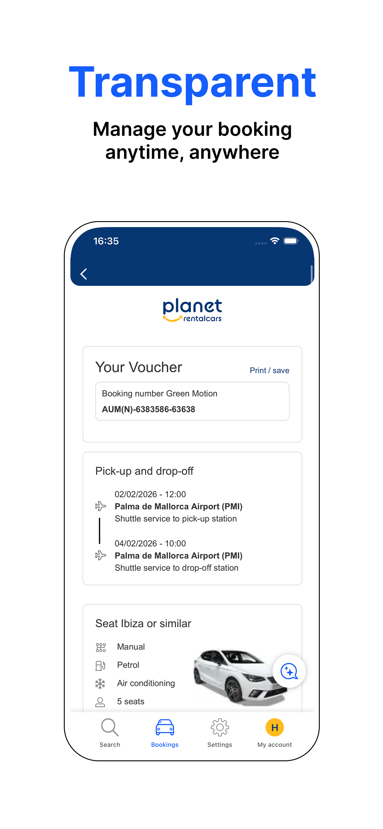 Planet Rentalcars screenshot 6