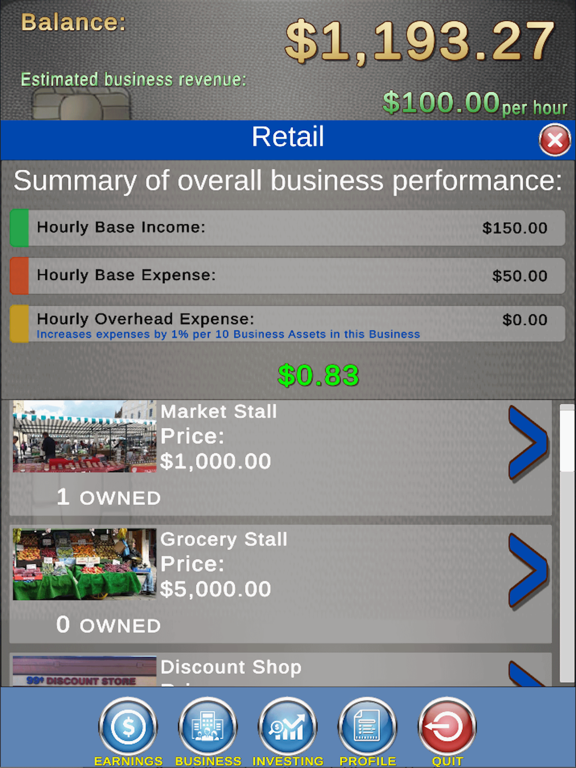 Screenshot #6 pour Business Tycoon: Stonks