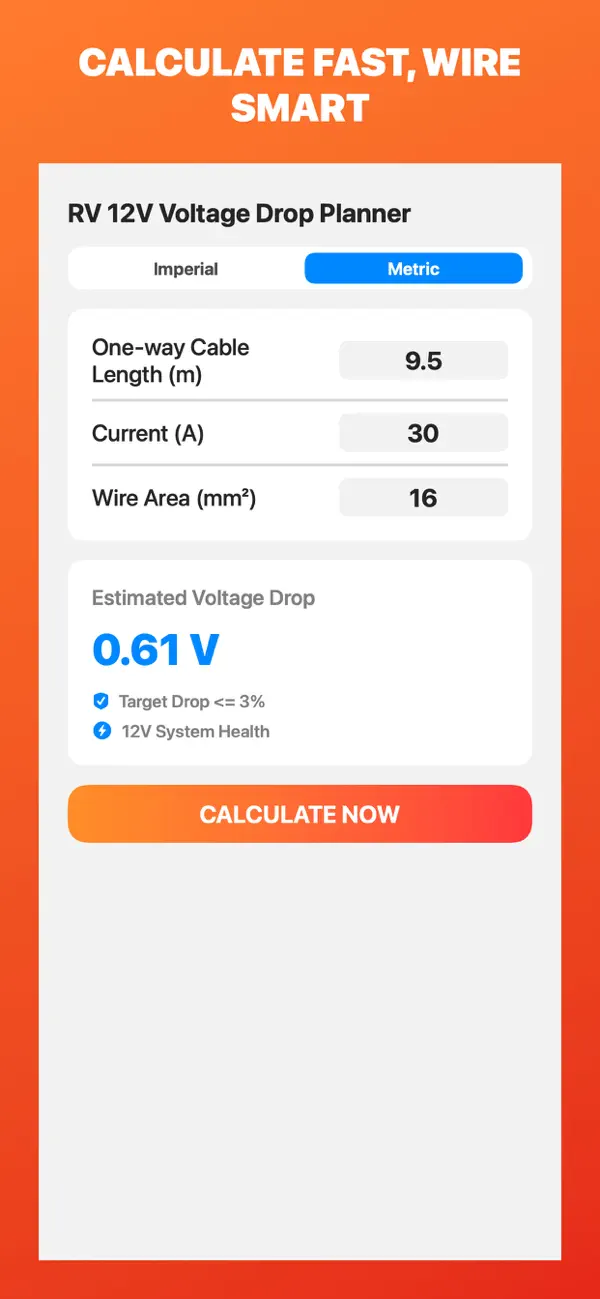 #3. RV 12V Voltage Drop Planner (iOS) Door: Shanghai Sheyuan Network Technology Co., Ltd.