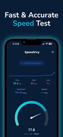 SpeedVvy - 网络测速 screenshot