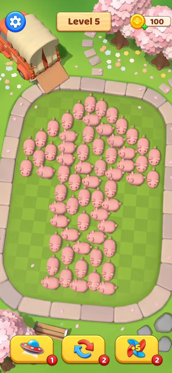 Piggy Land 3D iOS Mod IPA screenshot 4 - iOS game interface