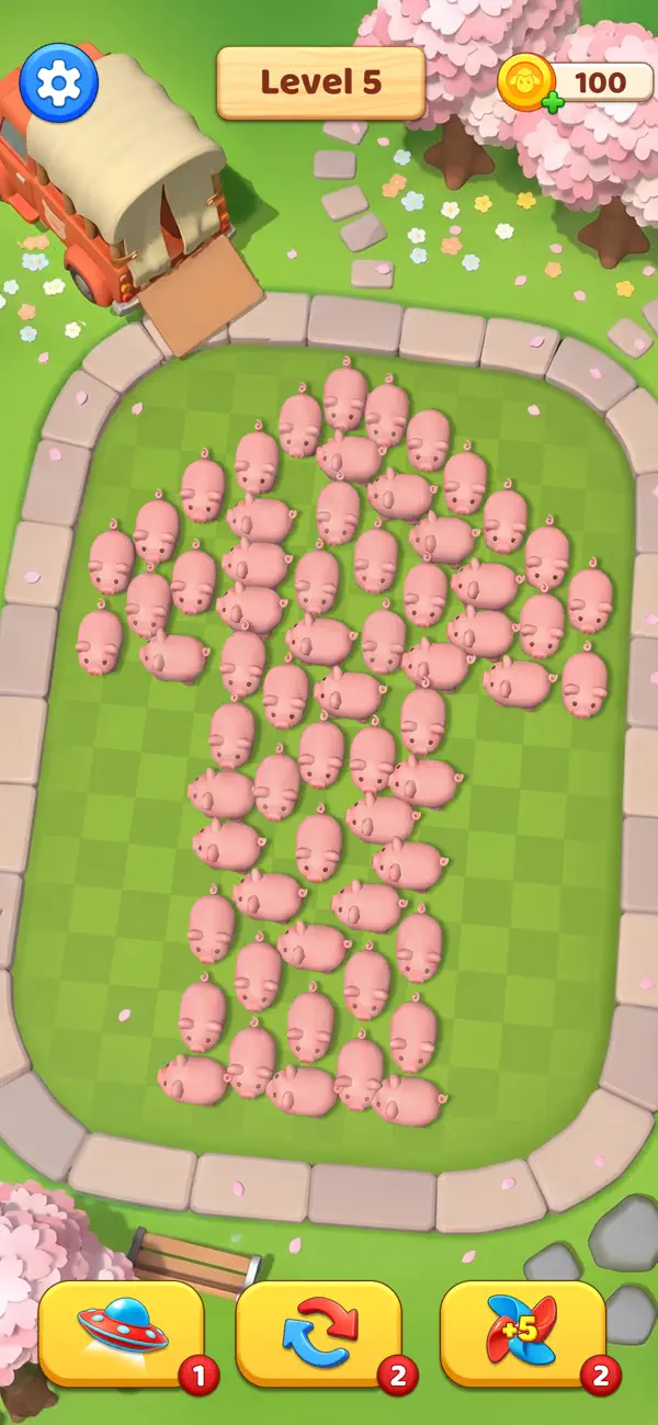 Piggy Land 3D iOS Mod IPA screenshot 4 - iOS game interface