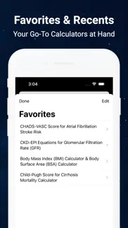medical calculators app iphone resimleri 3