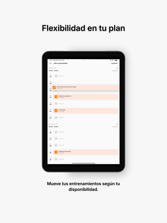 RunnerPro: Entrenador Running iPad screenshot 4