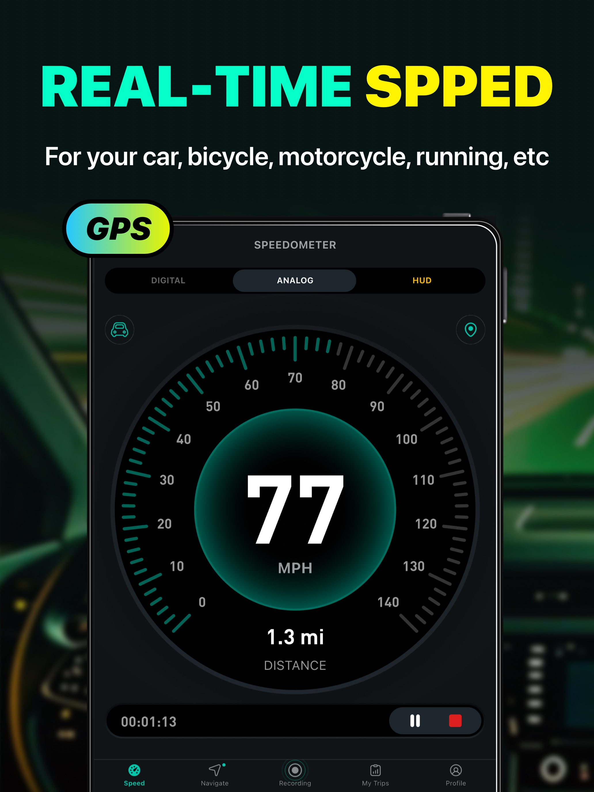 Speedometer: MPH Tracker screenshot 12