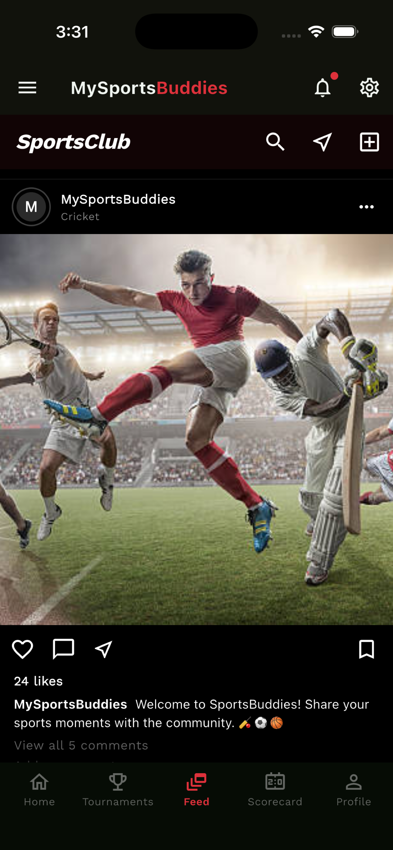 Mysportsbuddies screenshot 6