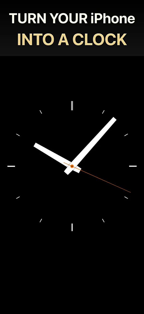 Screenshot #1 pour Dock Clock HD: Desk & StandBy