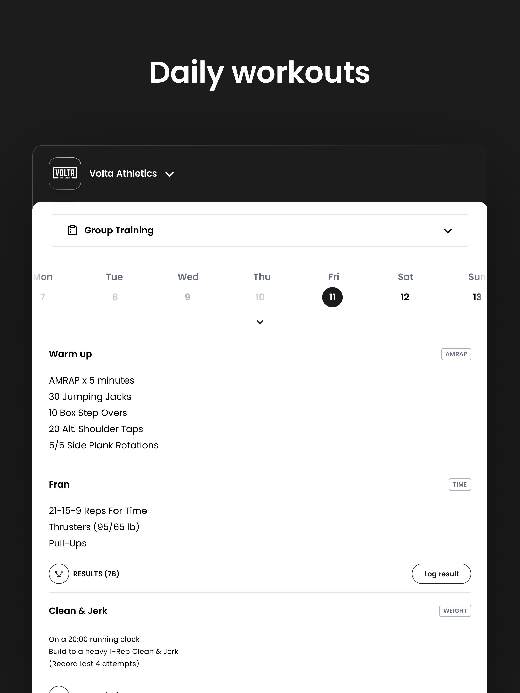 Volta Athletics screenshot 9