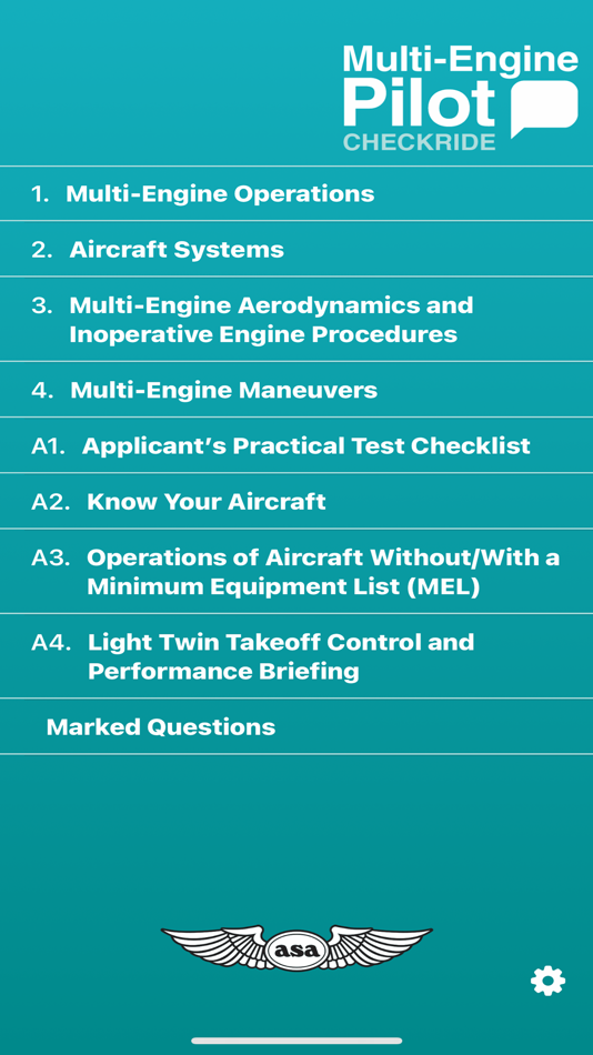 #1. Multi-Engine Pilot Checkride (iOS) Podle: ASA