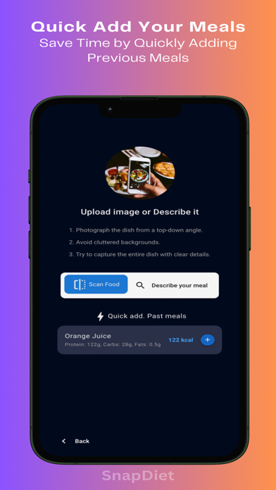 Food Calorie Tracker Screenshot