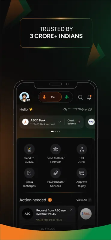 BHIM Bharat's Own Payments App screenshot 1 of 7