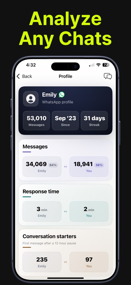 Chatlas: Analyze & Save Chats screenshot 1