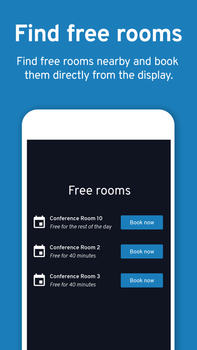Dash - meeting room display Screenshot