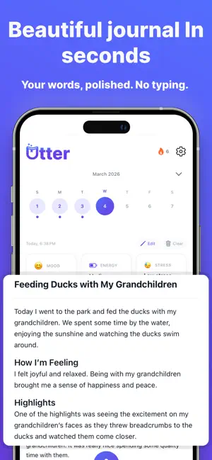 AI Journal – Utter screenshot 3
