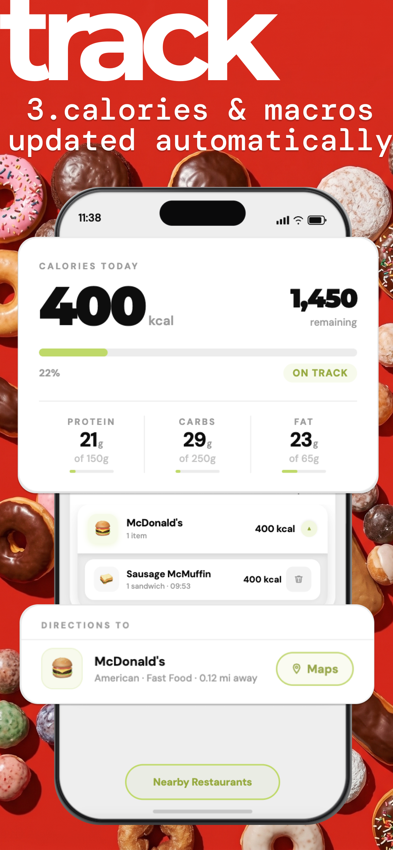 Meal Tracker by hungrX screenshot 4