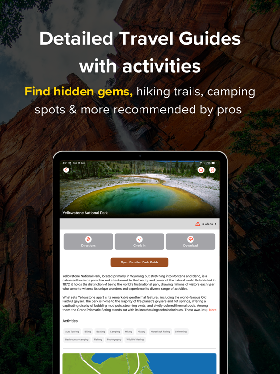 Chimani: National Parks iPad screenshot 4 - Travel app