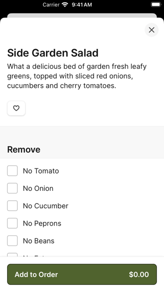 Romo's To Go app screenshot 3