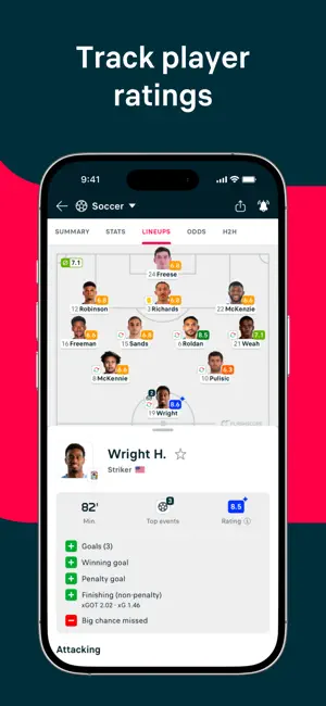 Flashscore: Live Scores & News iPhone screenshot 3