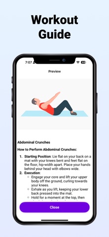 Six Pack in 30 Days - Core Abs iPhone screenshot