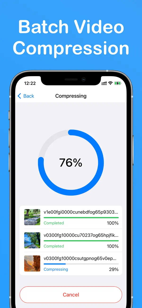 Screenshot #3 pour The Video Compressor
