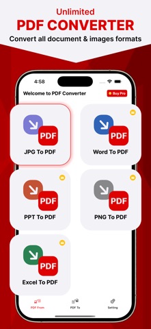 PDF Converter | Photo To PDF iPhone screenshot