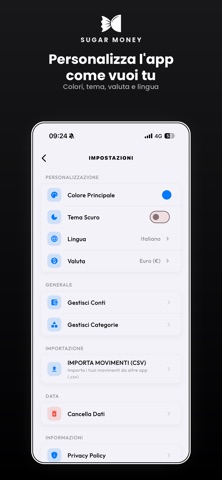 Sugar Money: Gestione Spese screenshot