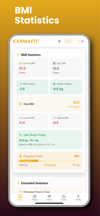 Karmafit: Weight & BMI Tracker Screenshot 5 of 9