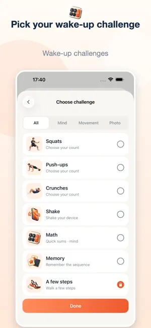 WakeVia: Alarm with Tasks screenshot 3