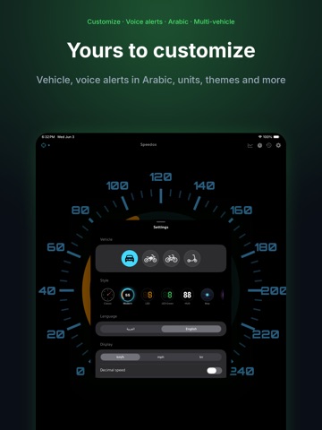 Speedox: GPS Speedometer iPad screenshot 9
