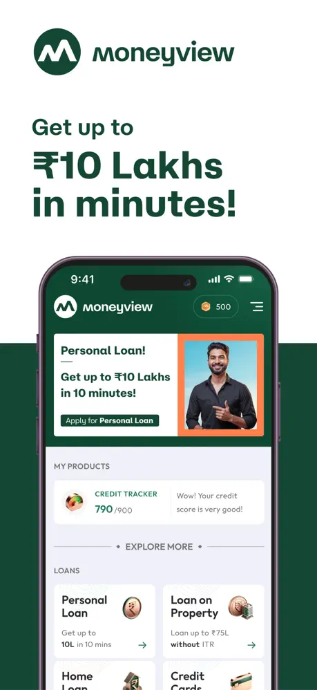 Moneyview: Loans, Credit Cards screenshot 1