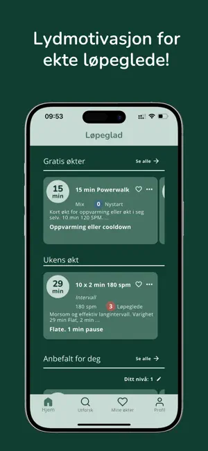 Løpeglad screenshot 2