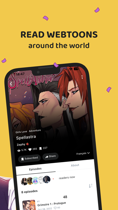 Lemoon: Comics & Webtoons iPhone screenshot 4 - Entertainment app