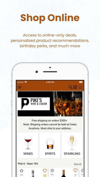 Pike's Wine & Liquor Screenshot