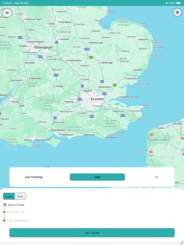 Primeride iPad screenshot
