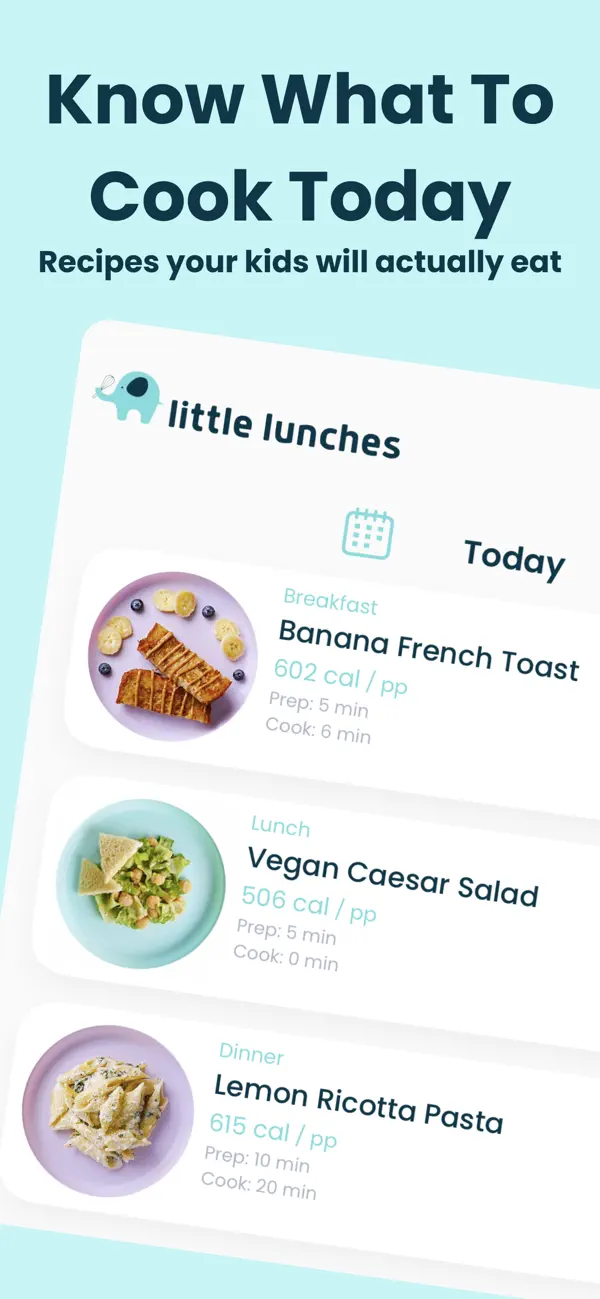 Screenshot #2 pour Little Lunches: Kids Meals
