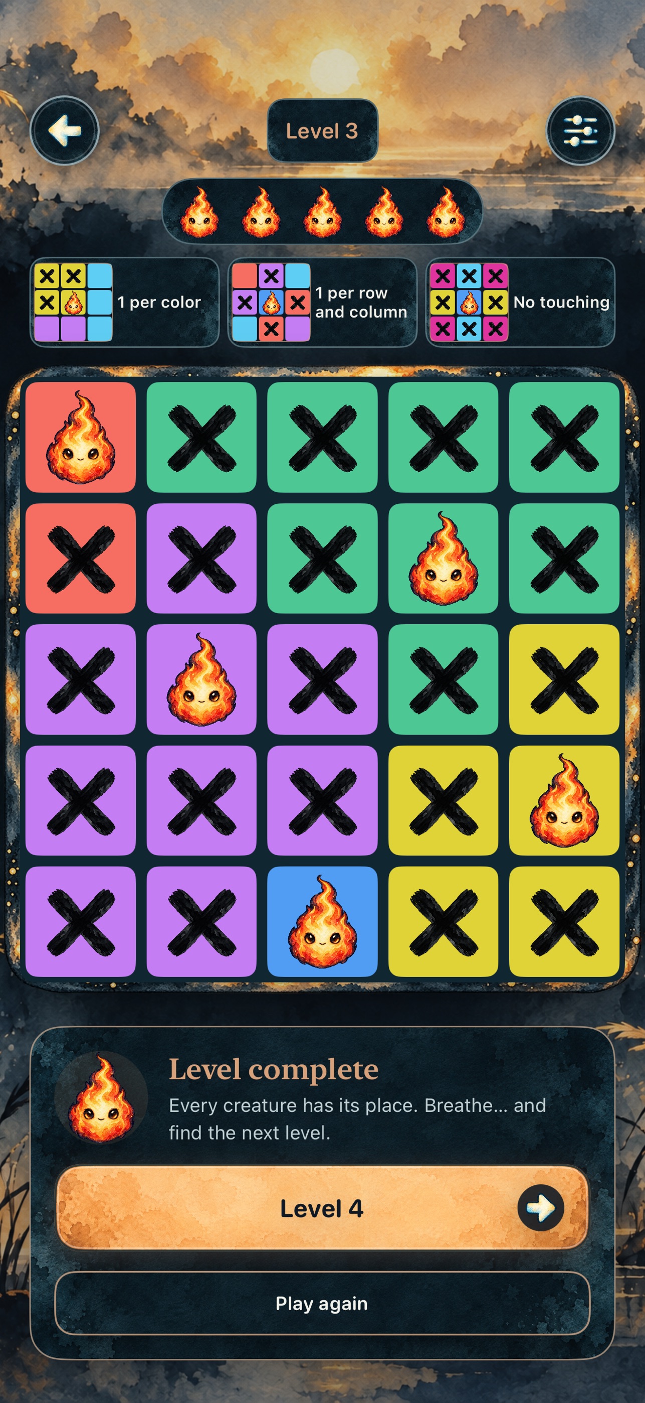 Screenshot 4 of Noctdoku: Calm Logic