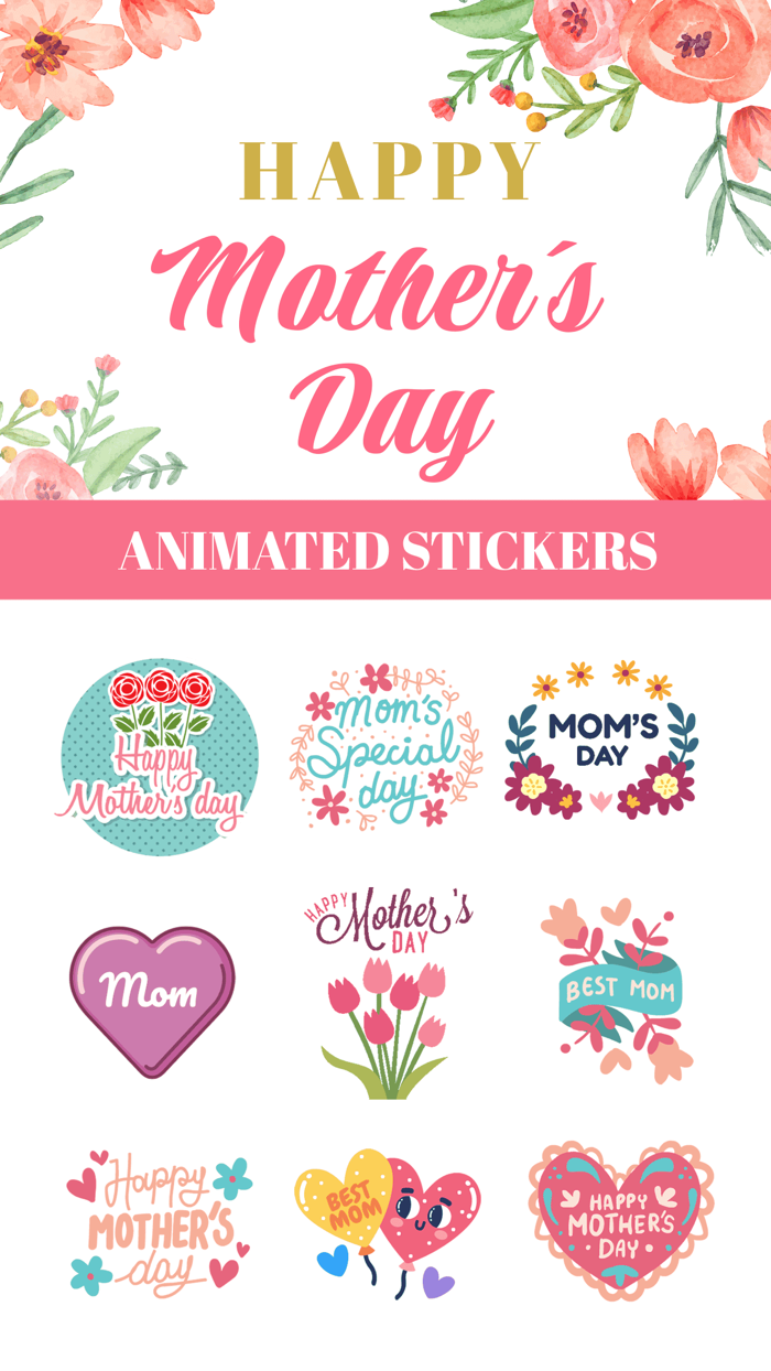 Mothers Day Animated Stickers