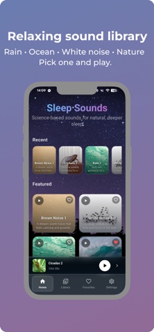 Sleep Sounds – Rain & Noise Screenshot 2 of 7