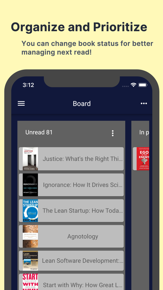 #7. Readia: reading tracker (iOS) By: Aruha Maeda