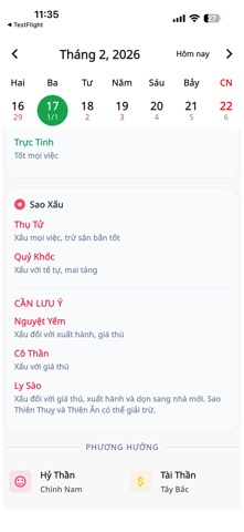 Âm Lịch Việt iPhone screenshot