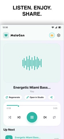 MeloGen: AI Music Generator Screenshot 5 of 7