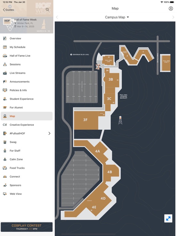 Full Sail Hall of Fame iPad screenshot 2 - Business app