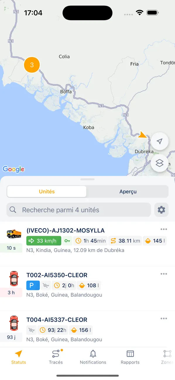 Screenshot #1 pour ALTOTRACK