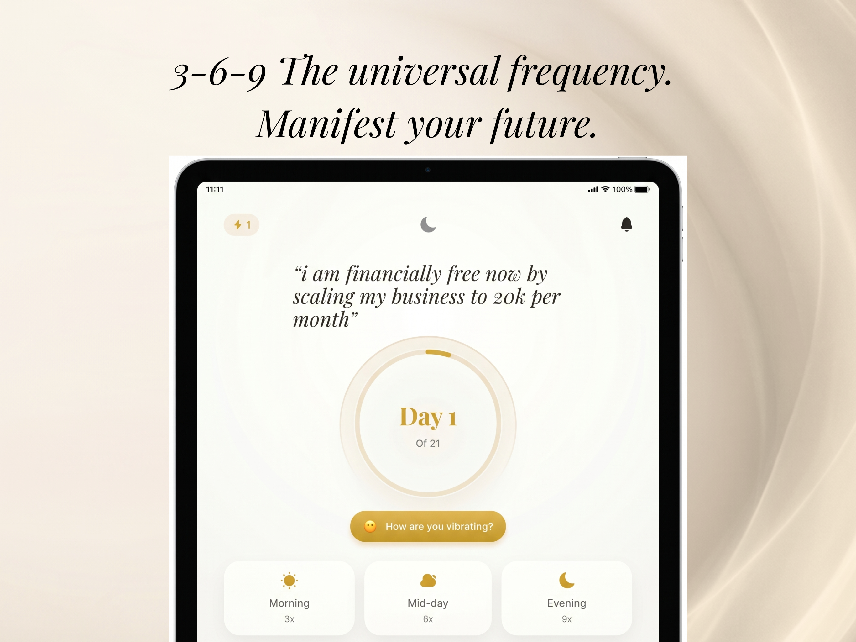 Keana App: 369 Manifest