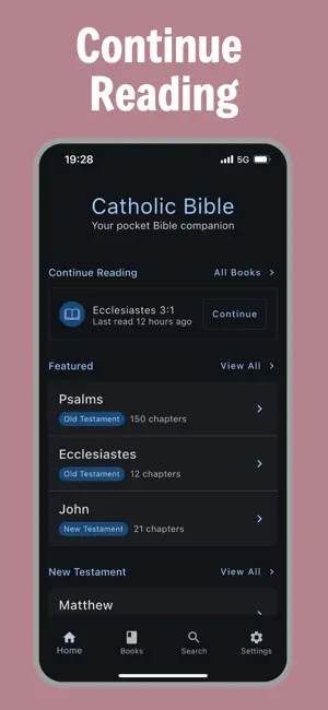 Catholic Bible screenshot 1