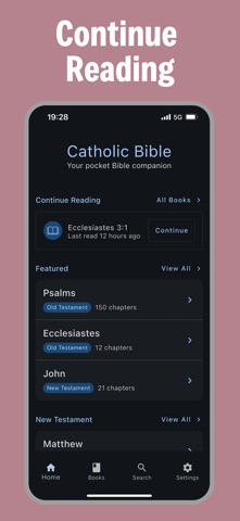 Catholic Bible screenshot
