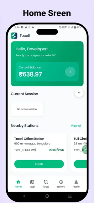 Tecell EV Charging screenshot 1